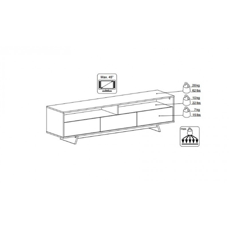 Silva 2 pers. sofa sort og hvid Silva 2 pers. sofa sort og hvid