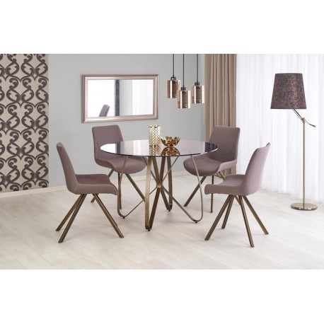 Alma spisebord LUNGO 120 cm med glas