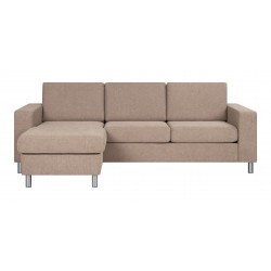 Pan Chaiselong sofa Austin stof vendbar