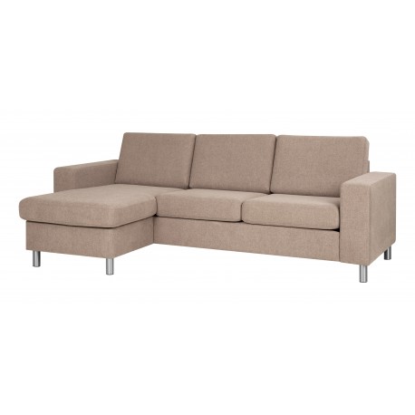 Pan Chaiselong sofa Mørkegrå vendbar