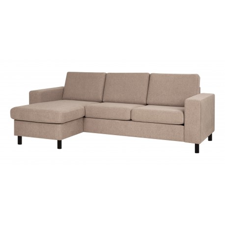 Pan Chaiselong sofa Mørkegrå vendbar