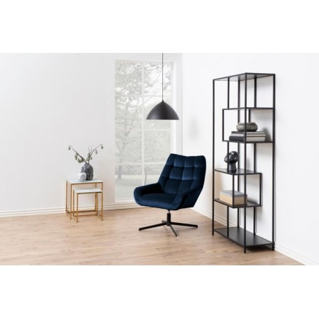 Alisma indskudsborde 2 stk glas krystalklar, hvid marmor print