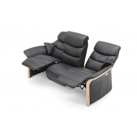 Hjort Knudsen Hammel 2+3 pers sofasæt Sort