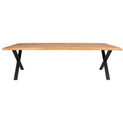 CURVE Spisebord Olieret eg 240x95 cm med bølget kant