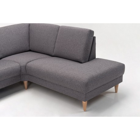 Hjort knudsen NIO U-sofa semianilin læder venstrevendt