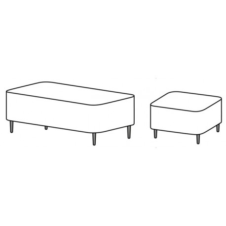 Hjort knudsen NIO U-sofa semianilin læder venstrevendt