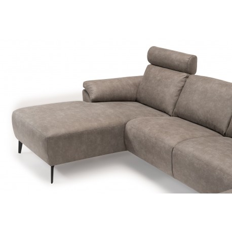 Hjort knudsen NIO U-sofa semianilin læder venstrevendt
