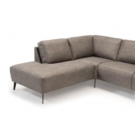Hjort knudsen NIO U-sofa Grå stof venstrevendt