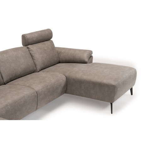 Hjort knudsen NIO U-sofa Grå stof venstrevendt
