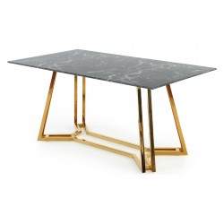 Marble spisebord - Sort