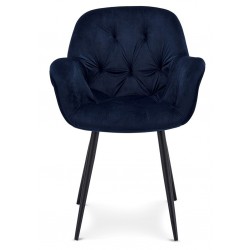 Salina Spisestol Blå Velour OUTLET