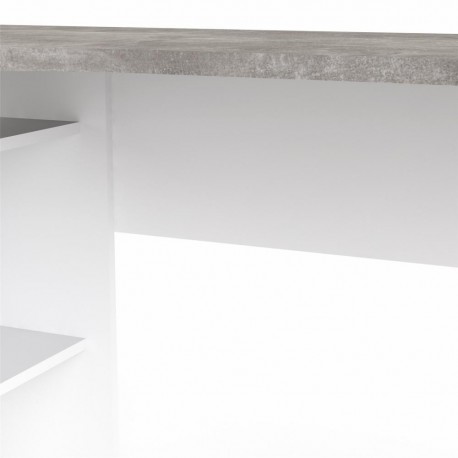 FUNCTION PLUS SKRIVEBORD 2 SKF. - GRÅ / HVID