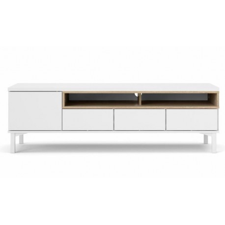 ROOMERS TV STAND - PARCEL - OAK / WHITE