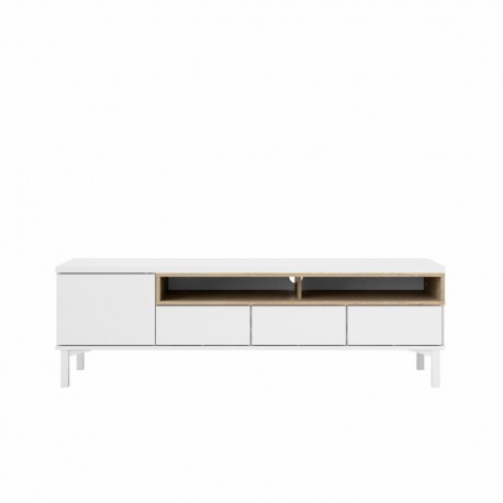 ROOMERS TV STAND - PARCEL - OAK / WHITE