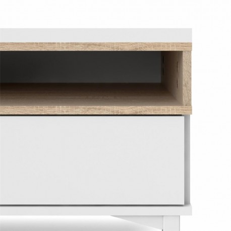 ROOMERS TV STAND - PARCEL - OAK / WHITE