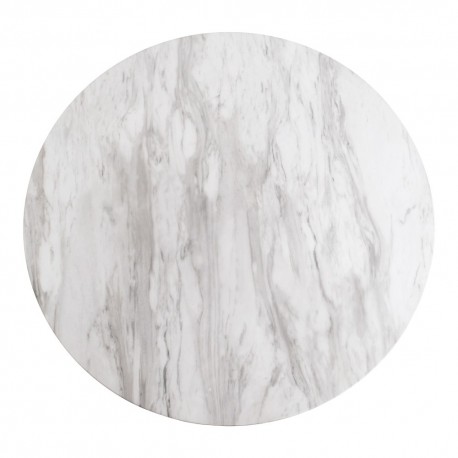 Bolzano Spisebord Ø110 cm - Marmor look