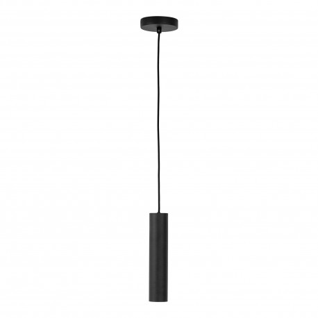 Paris Pendel - Lampe i sort med stofledning på 120 cm Pære: GU10/5W LED IP20