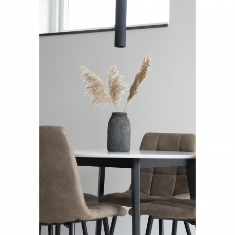 Paris Pendel - Lampe i sort med stofledning på 120 cm Pære: GU10/5W LED IP20