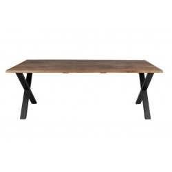 Westwood plankebord 295x95 - Røgolieret egetræ/Sort