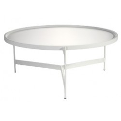 Bodø Rund Sofabord - Stor Hvid Ø90