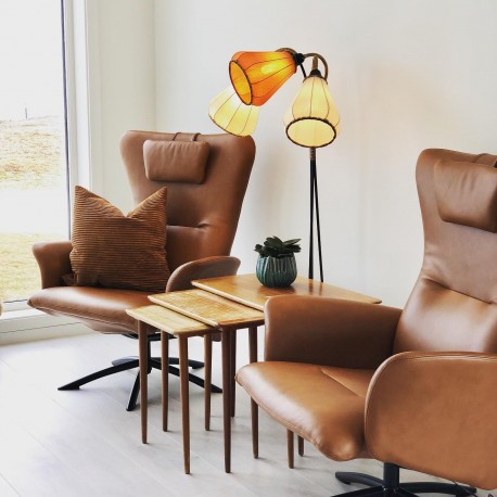 HJORT KNUDSEN Opus Lænestol Cognac