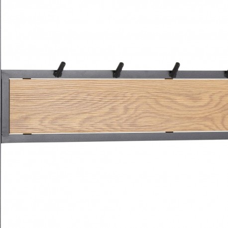 Seaford garderobestativ sort metal