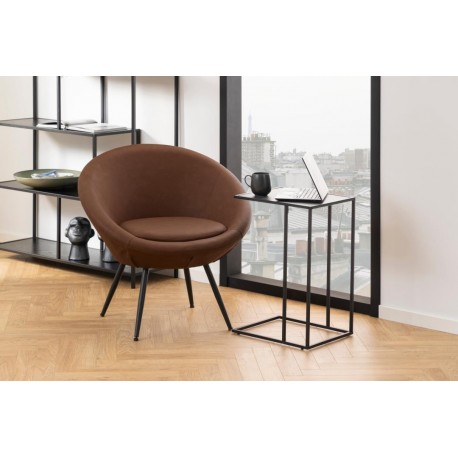 Infinity hjørnebord sort MDF