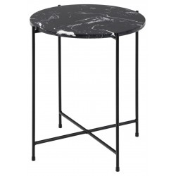 Avila hjørnebord sort sten