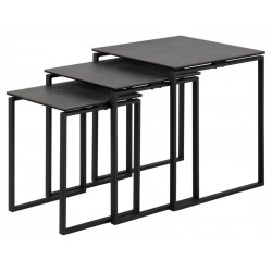 Katrine indskudsbord sort glas