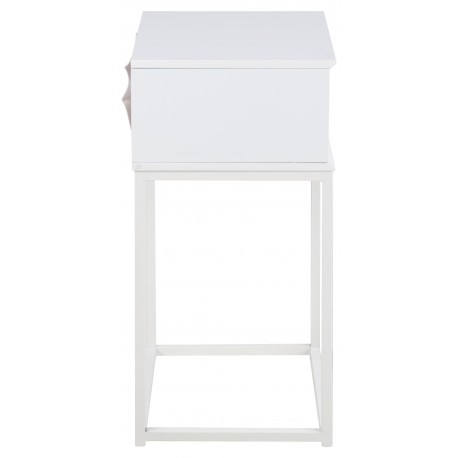 Mitra natbord / sengebord hvid