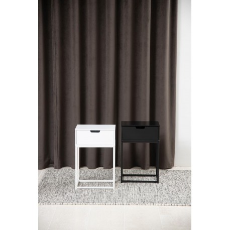 Mitra natbord / sengebord hvid