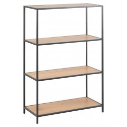 Seaford reol natur - 77 x 35 x 114 cm