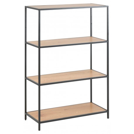 Seaford reol natur - 77 x 35 x 114 cm
