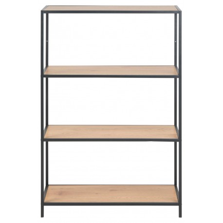 Seaford reol natur - 77 x 35 x 114 cm