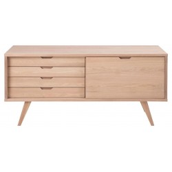 A-Line skænk 160 cm - Hvidpigmenteret