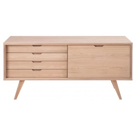 A-Line skænk 160 cm - Hvidpigmenteret