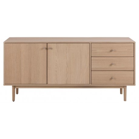 Aston skænk 160 cm - Hvidpigmenteret