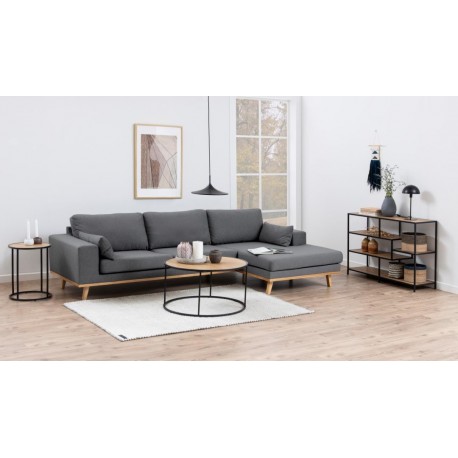 Seaford sofabord Ø80 Natur