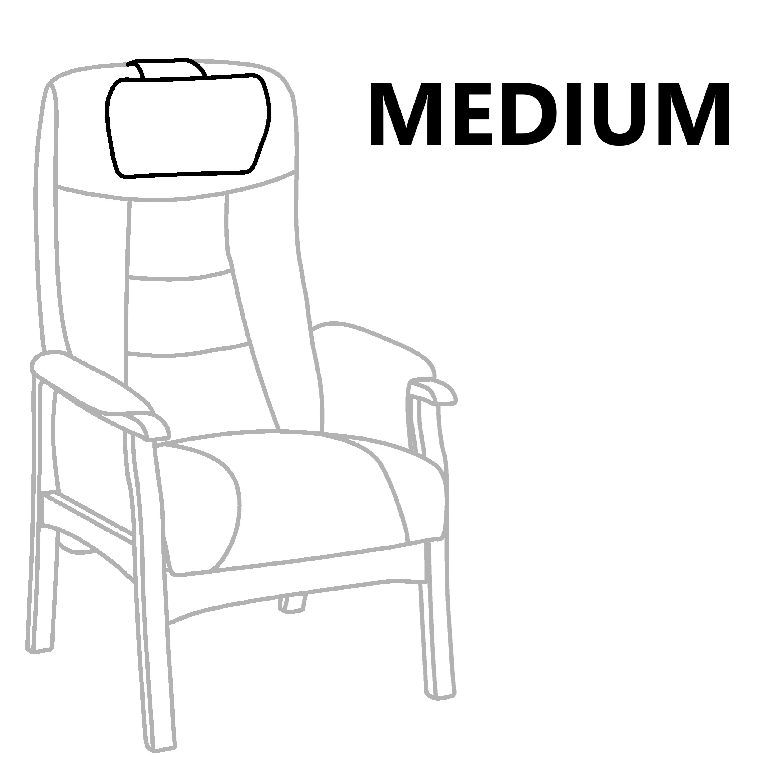 Medium - H110 . B70 . D75