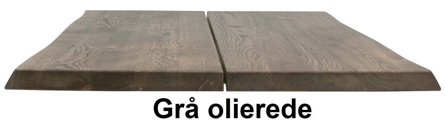 Grå olierede plankebord
